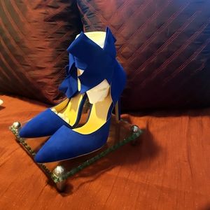 SALE Deleventh Gorgeous Elegant Heels Blue Sz- 8.5/39